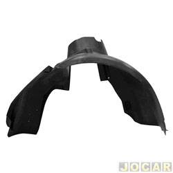Para-barro do para-lama dianteiro - importado - <b>Fiat Palio Hatch Attractive 1.0 8V Flex 4P de 2011 at 2017</b> - Palio hatch 2012 em diante - preto - lado do motorista - cada (unidade) - 24645
