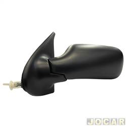 Retrovisor externo - alternativo - Cofran - <b>Fiat Palio Hatch EX 1.0 mpi 2P de 1998 at 2000</b> - Palio 1996 at 2000 - 2 portas - com controle - preto - lado do motorista - cada (unidade) - 1265.0