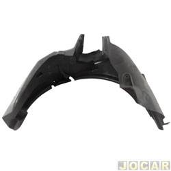 Para-barro do para-lama dianteiro - Riverplast - <b>Fiat Strada Cabine Simples Working 1.5 mpi gasolina 2P de 2001 at 2002</b> - Strada Working/Weekend 2001 at 2007 - preto - lado do motorista - cada (unidade) - 1737