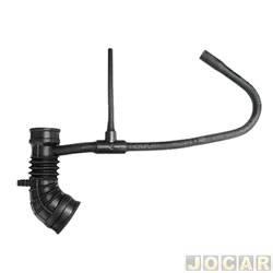 Mangueira do filtro de ar - Jahu - <b>Fiat Palio Hatch ELX 1.6 mpi 16V 4P de 2000 at 2003</b> - Palio/Siena/Weekend/Strada 1.3/1.6 SPI 2000 at 2004 - com anti-chama - bifurcao - cada (unidade) - 19503-7