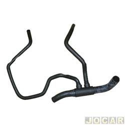Mangueira do radiador - Jahu - <b>Fiat Palio Hatch Young 1.0 mpi 2P de 2000 at 2002</b> - Palio Young 2000 at 2002 - com ar condicionado  aquecedor - qualidade original - inferior - cada (unidade) - 63089-7