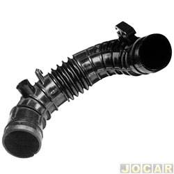 Mangueira do filtro de ar - Jahu - <b>Fiat Strada Cabine Simples 1.5 mpi lcool 2P de 2003 at 2003</b> - Palio/Weekend/Siena/Strada 1.5 1996 at 2003 - sada fina - qualidade SP - cada (unidade) - 62763-7