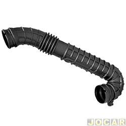 Mangueira do filtro de ar - Jahu - <b>Fiat Palio Hatch ELX 1.6 mpi 16V 4P de 2000 at 2003</b> - Palio 2001 at 2003 - borracha - cada (unidade) - 62806-1