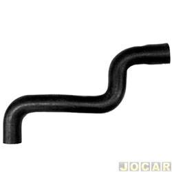 Mangueira do radiador - Jahu - <b>Fiat Palio Hatch EX 1.0 mpi 8V Fire 2P de 2000 at 2003</b> - Palio/Siena 1.0/1.3 8V 2000 at 2003 - superior - cada (unidade) - 22724-0