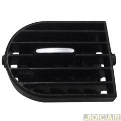Entrada de ar do painel - <b>Fiat Strada Cabine Simples Working 1.4 8V Flex 2P de 2013 at 2020</b> - Strada 2013 at 2020 - Weekend 2013 em diante - com boto cromado - central - lado do passageiro - cada (unidade)