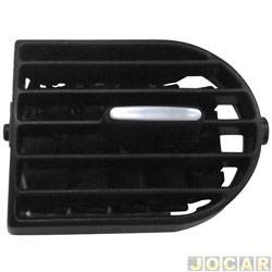 Entrada de ar do painel - <b>Fiat Strada Cabine Simples Working 1.4 8V Flex 2P de 2013 at 2020</b> - Strada/Weekend 2013 at 2020 - com boto cromado - lateral - lado do motorista - cada (unidade)