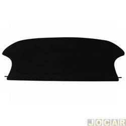 Tampo do porta-malas - alternativo - Riverplast - <b>Fiat Palio Hatch EX 1.0 mpi 4P de 1998 at 2000</b> - Palio 1996 at 2000 - Young 2000 at 2002 - carpete - preto - cada (unidade) - 1412
