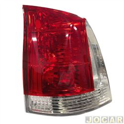 Lanterna traseira principal - alternativo - HT Lanternas - <b>Fiat Palio Hatch ELX 1.0 8V Flex 4P de 2005 at 2007</b> - Palio 2004 at 2007 - pisca branco - lado do motorista - cada (unidade) - 20601