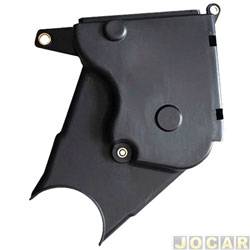 Capa da correia - 2M Plastic - <b>Fiat Palio Hatch EX Five 1.0 mpi 8V Fire 4P de 2002 at 2003</b> - Palio/Siena fire 1.0 8V 2001 at 2009 - inferior - cada (unidade) - 0106104