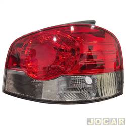 Lanterna traseira principal - importado - <b>Fiat Palio Hatch 1.8R Flex 4P de 2008 at 2009</b> - Palio hatch 2008 at 2009 - fum - lado do passageiro - cada (unidade) - 26196
