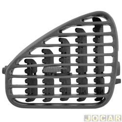 Entrada de ar do painel - <b>Fiat Palio Hatch ELX 1.6 mpi 4P de 1998 at 2000</b> - Palio 2001 at 2010 - cinza - central - lado do passageiro - cada (unidade)