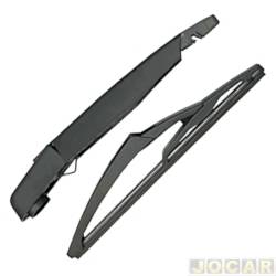 Haste do limpador do vidro traseiro - alternativo - 2M Plastic - <b>Fiat Palio Hatch Sporting 1.6 16V Flex 4P de 2011 at 2017</b> - Palio 2013 at 2017 - com palheta - cada (unidade) - 1510046