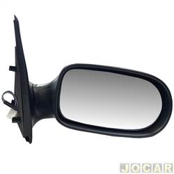 Retrovisor externo - Metagal - <b>Fiat Strada Cabine Simples Working 1.4 8V Flex 2P de 2009 at 2013</b> - Palio 2004 at 2007 2 portas - Strada 2005 at 2013 - eltrico - lado do passageiro - cada (unidade) - RTNE74CE