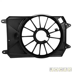 Defletor do radiador - Valeo - <b>Fiat Palio Hatch Sporting 1.6 16V Dualogic Flex 4P de 2011 at 2013</b> - Palio/Uno 1.6 2012 at 2017 - cada (unidade) - 696864