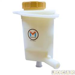 Reservatrio da direo hidrulica - Marvini - <b>Fiat Palio Hatch EX 1.3 mpi 8V Fire 2P de 2002 at 2003</b> - Palio/Siena/Strada 1.0 8/16V Fire 2001 em diante - 500ml - cada (unidade) - M579