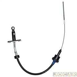 Cabo de embreagem - Fnia - <b>Fiat Palio Hatch 6 marchas 1.0 mpi 4P de 2000 at 2000</b> - Palio/Siena/Weekend 1.0 6 marchas 1998 at 2000 - 816mm - cabo maior - cada (unidade) - 81-124