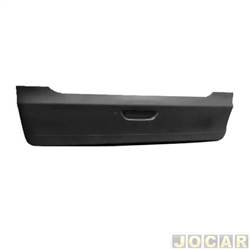 Para-choque traseiro - importado - <b>Fiat Palio Weekend HLX 1.8 8V Flex de 2004 at 2008</b> - Palio weekend 2005 at 2007 - central modelo que vai na tampa - para pintar - cada (unidade) - 30670