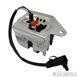 Fechadura da tampa do porta-malas - <b>Fiat Palio Hatch ELX 1.6 mpi 16V 4P de 2000 at 2003</b> - Palio Fire 2001 at 2006 - eltrica - 4 fios - cada (unidade)