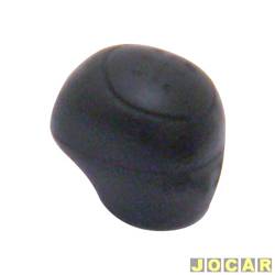 Manopla do cmbio - alternativo - NAT - <b>Fiat Palio Hatch 1.5 mpi 4P lcool de 2002 at 2003</b> - Palio/Siena/Strada 2001 at 2003 - 5 marchas - preta - cada (unidade) - 200502