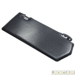 Quebra-sol - alternativo - <b>Fiat Palio Hatch ELX 1.5 mpi 4P de 1999 at 2000</b> - Palio/Weekend/Siena/Strada 1996 at 2000 - com espelho - preto - lado do motorista - cada (unidade)