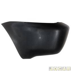 Ponteira do para-choque traseiro - importado - <b>Chery Tiggo 2.0 16V 4X2 gasolina 4P de 2010 at 2013</b> - Chery Tiggo 2010 at 2013 - para pintar - lado do motorista - cada (unidade) - 24979.