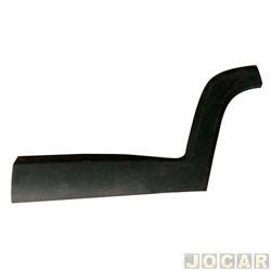 Moldura do para-lama - importado - <b>Jeep Renegade Custom 4X2 1.8 16V cmbio manual Flex de 2017 at 2021</b> - Renegade 2015 em diante - parte porta - texturizado - preto - traseiro - lado do motorista - cada (unidade) - 25263