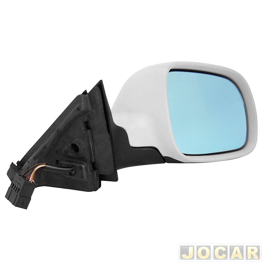 Retrovisor externo - Metagal - A3 1998 até 2000 - 2 portas - elétrico - lado do passageiro - cada (unidade) - AW.20.J30.50