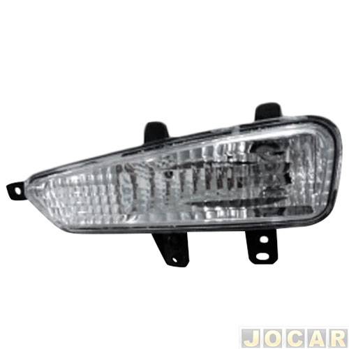 Lanterna dianteira principal - importado - Lifan X60 2013 até 2016 - com soquete - lado do passageiro - cada (unidade) - 28586