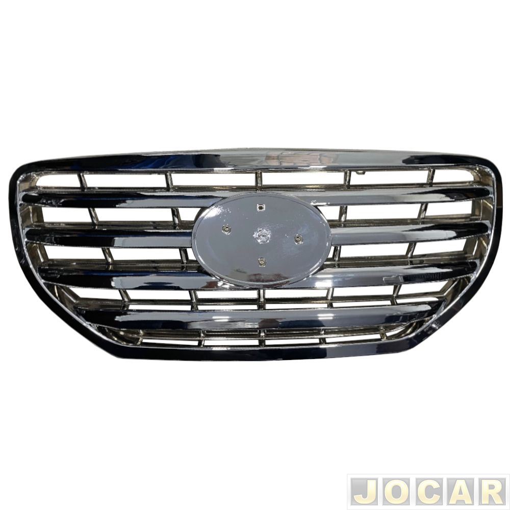 Grade dianteira - importado - Lifan X60 2013 até 2016 - cromada - cada (unidade) - 28596