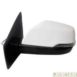 Retrovisor externo - importado - Chery Tiggo 2 2019 em diante - eltrico com pisca - para pintar - lado do motorista - cada (unidade) - 28637