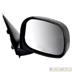 Retrovisor externo - importado - Dodge Ram 2002 at 2008 - eltrico com aquecedor - texturizado - preto - lado do passageiro - cada (unidade) - 29256.