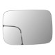 Lente do retrovisor com base - importado - Dodge Ram 2002 at 2008 - sem aquecimento - "no liberar o produto esta errado" - lado do passageiro - cada (unidade) - 29258