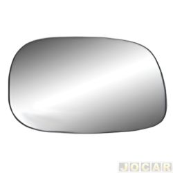 Lente do retrovisor com base - importado - Dodge Ram 2002 at 2008 - sem aquecimento - lado do motorista - cada (unidade) - 29259.