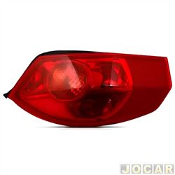 Lanterna traseira principal - importado - Chery Celer Sedan 1.5 16V  Flex 4p - importado de 2012 at 2015 - Celer Sedan 2012 at 2015 - com soquete e lmpada - lado do passageiro - cada (unidade) - 33028