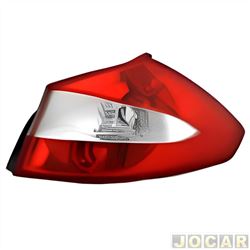 Lanterna traseira principal - importado - Chery Celer Hatch Look 1.5 16V  Flex 4p  de 2014 at 2015 - Celer Hatch 2012 at 2015 - com soquete e lmpada - lado do passageiro - cada (unidade) - 33030