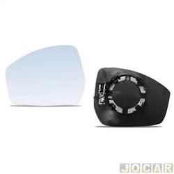 Lente do retrovisor com base - SMR - Land Rover Evoque 2016 at 2019 - convexa trmica - lado do motorista - cada (unidade) - MA3019