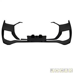 Para-choque dianteiro - importado - <b>Caoa Chery Tiggo 8 PRO 1.5 PHEV DHT de 2022 at 2024</b> - Tiggo 8 Pro 2023 at 2024 - preto - superior - cada (unidade) - 33998