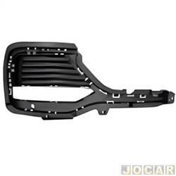 Grade (moldura) lateral do para-choque - importado - <b>Caoa Chery Tiggo 8 PRO 1.6 TGDI DCT de 2022 at 2024</b> - Tiggo 8 Pro 2022 em diante - com furo para milha - preto - lado do passageiro - cada (unidade) - 34002