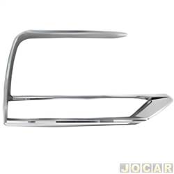 Moldura do para-choque - importado - <b>Caoa Chery Tiggo 8 PRO 1.6 TGDI DCT de 2022 at 2024</b> - Tiggo 8 Pro 2022 em diante - cromada - lado do passageiro - cada (unidade) - 34004