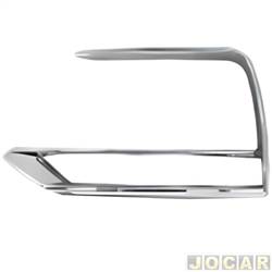 Moldura do para-choque - importado - <b>Caoa Chery Tiggo 8 PRO 1.6 TGDI DCT de 2022 at 2024</b> - Tiggo 8 Pro 2022 em diante - cromada - lado do motorista - cada (unidade) - 34003