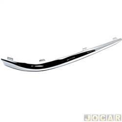 Friso do para-choque - importado - <b>Caoa Chery Tiggo 8 PRO 1.5 PHEV DHT de 2022 at 2024</b> - Tiggo 8 Pro 2022 em diante - cromada - lado do passageiro - cada (unidade) - 34006