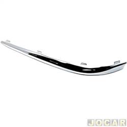 Friso do para-choque - importado - <b>Caoa Chery Tiggo 8 PRO 1.5 PHEV DHT de 2022 at 2024</b> - Tiggo 8 Pro 2022 em diante - cromada - lado do motorista - cada (unidade) - 34007