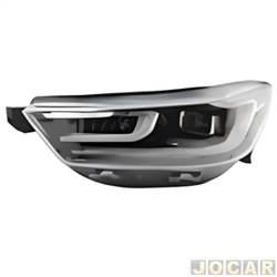 Farol principal - importado - <b>Caoa Chery Tiggo 8 PRO 1.5 PHEV DHT de 2022 at 2024</b> - Tiggo 8 Pro 2022 em diante - eltrico - full LED - com reator - 10 pinos - lado do motorista - cada (unidade) - 34009