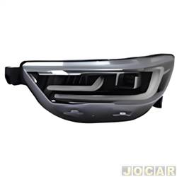 Farol principal - importado - <b>Caoa Chery Tiggo 8 PRO 1.5 PHEV DHT de 2022 at 2024</b> - Tiggo 8 Pro 2022 em diante - eltrico - full LED - com reator - 14 pinos - lado do motorista - cada (unidade) - 34011