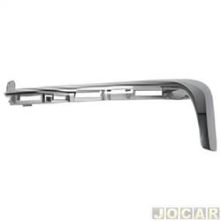 Moldura do para-choque - importado - <b>Caoa Chery Tiggo 8 Founders Edition 1.6 16V TGDI de 2022 at 2023</b> - Tiggo 8 2021 em diante - cromado - lado do motorista - cada (unidade) - 34031