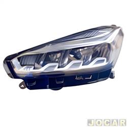 Farol principal - importado - <b>Caoa Chery Tiggo 8 Founders Edition 1.6 16V TGDI de 2022 at 2023</b> - Tiggo 8 2021 em diante - eltrico com LED - lado do motorista - cada (unidade) - 34051