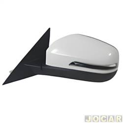 Retrovisor externo - importado - Tiggo 8 2021 em diante - Pro 8 2022 em diante - eltrico - com pisca - 8 fios - para pintar - lado do motorista - cada (unidade) - 34061