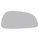 Lente do retrovisor sem base - Flabeg (Refil) - Mazda MX-3 GS 1.8 V6 gasolina 2p de 1994 at 1995 - Mazda MX-3 1992 at 1998 - prata - lado do passageiro - cada (unidade) - 1425