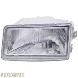 Farol principal - alternativo - Orgus - <b>Iveco Daily Chassi 40.13 Chassi Curto de 2005 at 2006</b> - Iveco Daily 1999 at 2006 - lmpada H4 - lado do motorista - cada (unidade) - FI-155LE