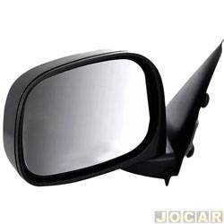 Retrovisor externo - importado - Dodge Ram 2002 at 2008 - eltrico - preto - lado do motorista - cada (unidade) - YY-750EHL